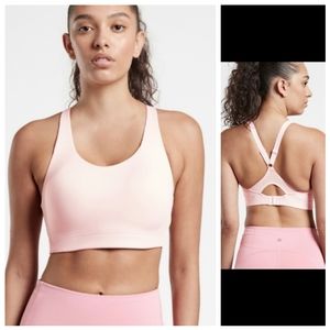 Athleta Advance High Impact Full Coverage Sports Bra Orchid Pink Racerback